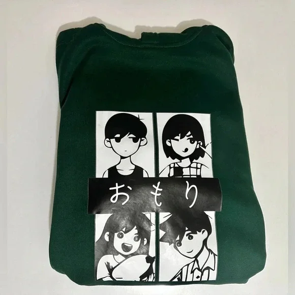OMORI character hoodie merchandise from Amazon, Hunter Green, Unisex Size Medium - Picture 8 of 13